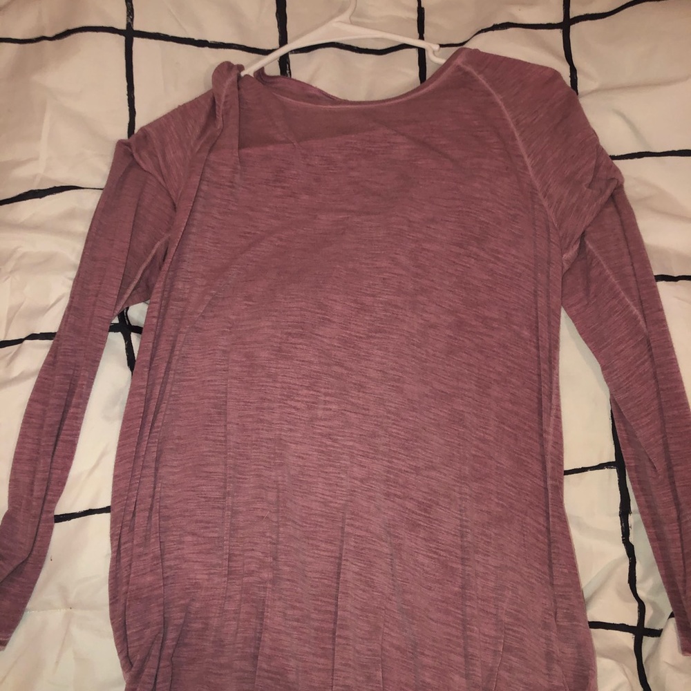 American Eagle long sleeve pink top